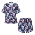 thumbnail image 4 of Xecao cool Skull flower print Swimsuit for women, Summer-ready, sporty style.Quick-dry fabric. Many sizes & colors., 4 of 9