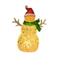 thumbnail image 2 of Decoración navideña de muñeco de nieve Strade Fareast Limited iluminada Bufanda verde, 2 of 8