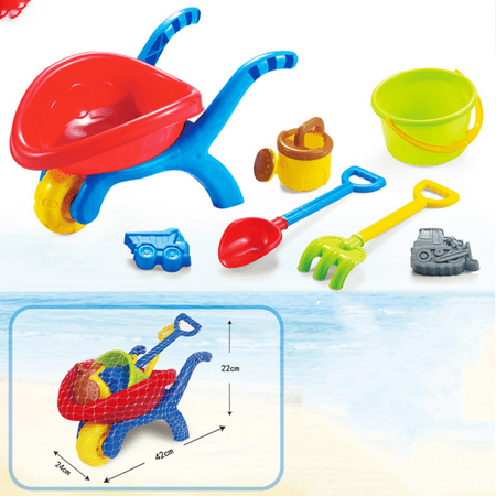 Ensemble De Jouets De Plage Enfants Chariot De Seau De Plage Jouets De Neige Pelle De Piscine De Sable Jouer A Neige Jouer A L Eau Walmart Canada