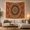 Terra Mandala, variant on Terracotta Star Medallion Pattern Tapestry Wall Hanging