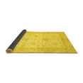 thumbnail image 2 of Ahgly Company Indoor Square Oriental Yellow Traditional Area Rugs, 8' Square, 2 of 4
