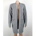 thumbnail image 3 of Chandails pour Femmes Cardigan Ouvert à Manches Longues en Tricot Doux avec Poches, 3 of 5