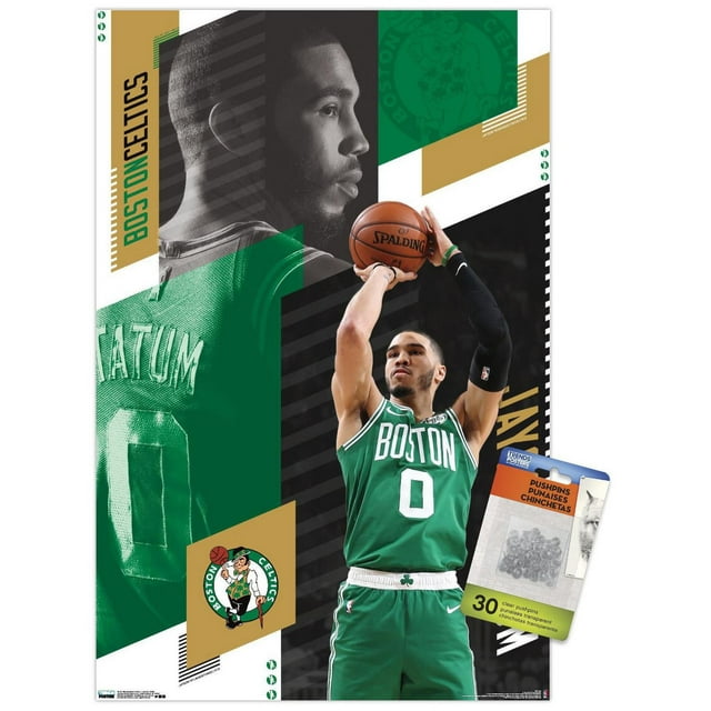NBA Boston Celtics - Jayson Tatum 19 Wall Poster, 22.375" x 34"