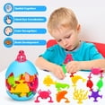thumbnail image 2 of Ventosa de silicona Bath Toys Joosharkidz Ocean, 18 unidades, 2 of 6