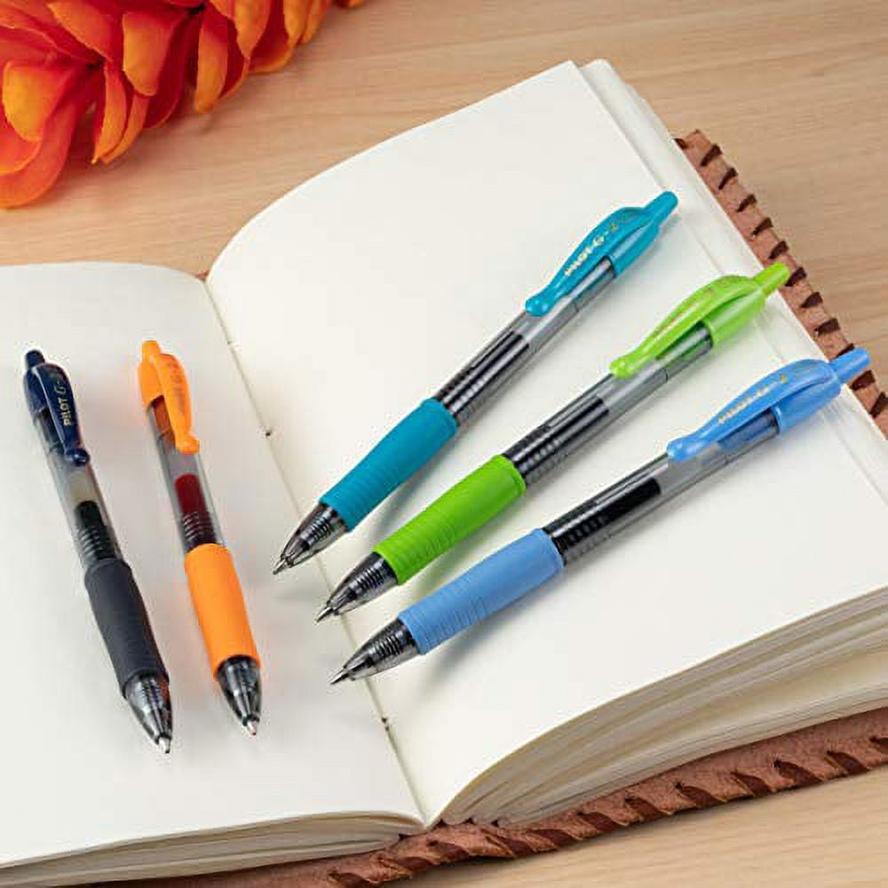 Pilot G2 Premium Gel Ink Pens, Bold Point, Assorted Colors, 36 Count Tub