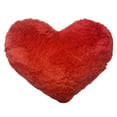 thumbnail image 5 of Mainstays, 2 Pack Be Mine and Faux Rabbit Fur Heart Decorative Pillow, Oblong and Shaped, 14"x20", 16"x18", Multi, 2 Pack, 5 of 6