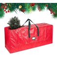 thumbnail image 1 of Bolsa de almacenamiento para árbol de Navidad, bolsa de transporte grande con asa para árbol de Navidad artificial, cubierta decorativa, 1 of 5