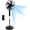 black, variant on G-Ocean Remote Control Quiet Standing Fan, Oscillating Pedestal Fan with Adjustable Height, Timer and Multiple Modes for Bedroom Office