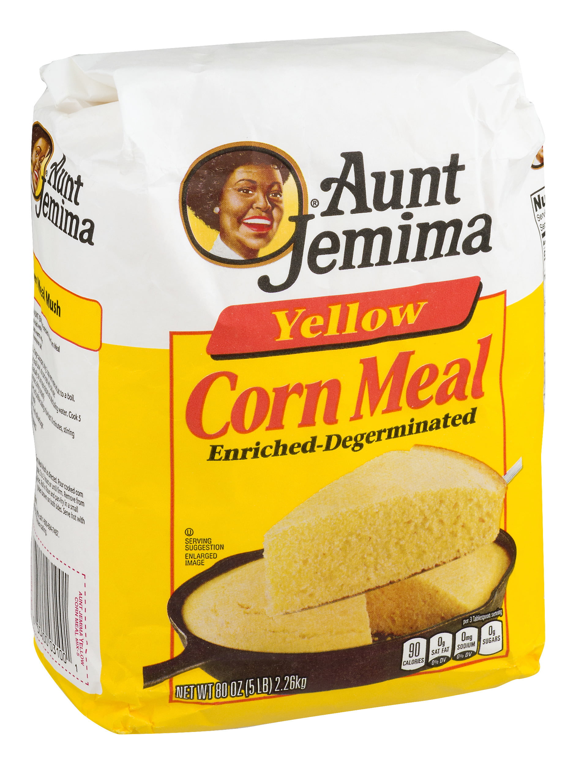 Aunt Corn Yellow Jemima Meal 80 oz. Bag