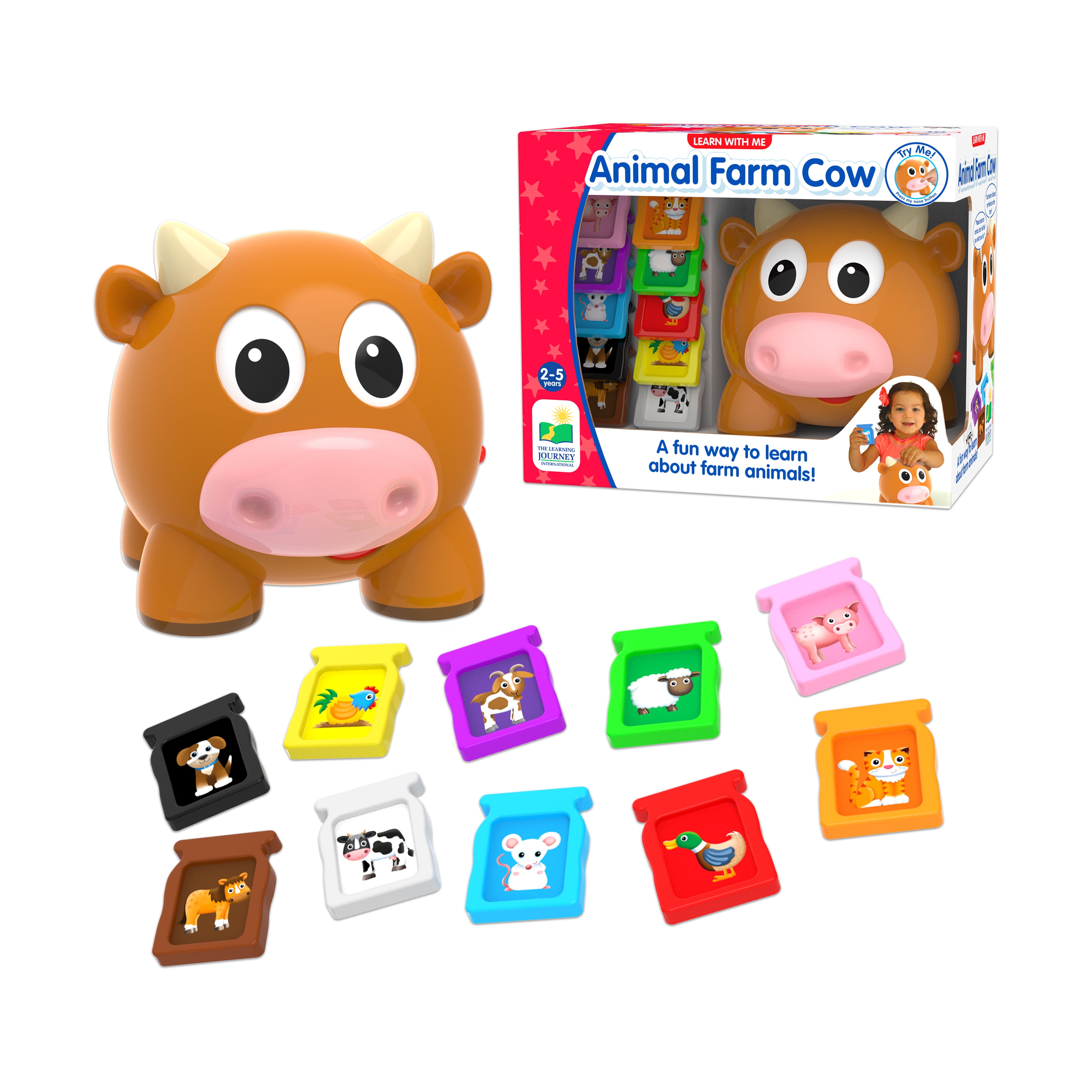 The Learning Journey Learn with Me - Animal Farm Cow