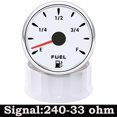 thumbnail image 1 of Ad Universal 52mm Fuel Level Tank Oil Level Gauge 0-190ohms 240-33ohms Fuel Level Gauge 7 Color Led For Car Boat Marine 9-32v, 1 of 1