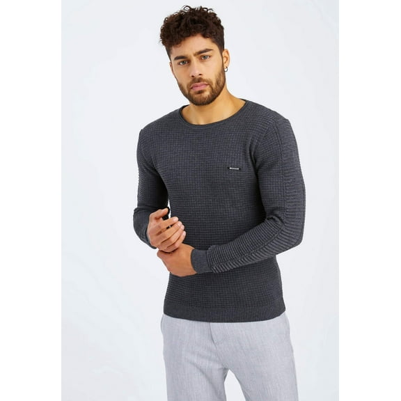 Fine Knit Sweater With Crew Neck
