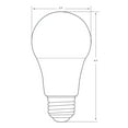 thumbnail image 4 of Feit Electric Enhance LED 5 Watts (40W Equivalent) 5K Daylight Bulbs, A19, Med E26 Base, Dim 4-pack, 4 of 9