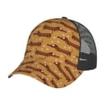 thumbnail image 6 of Lsque Dachshund Dog Puppy Printed Trucker Hat - Baseball Cap for Men Women - Breathable Mesh Side, Adjustable Fit - for Casual Wear, 6 of 7