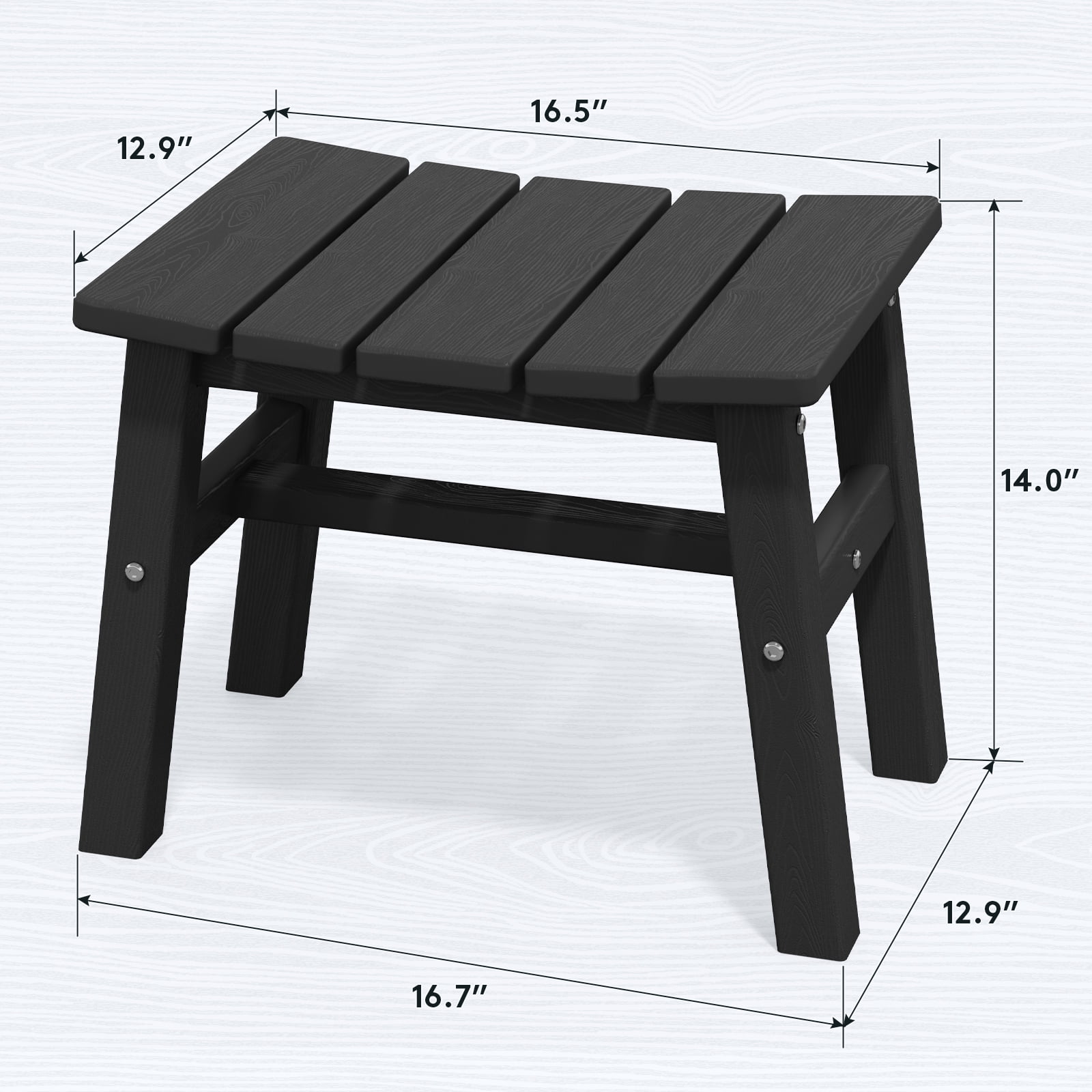 Adirondack Chair Ottoman Footrest, 16.7