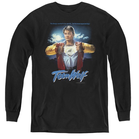 Teen Wolf - Poster - Youth Long Sleeve Shirt - X-Large
