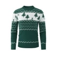thumbnail image 2 of Yesfashion Mens Ugly Christmas Sweaters Long Sleeve Round Neck Xmas Pullovers for Party, 2 of 8
