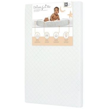 Dream On Me Sunset 3" Extra Firm Fiber Baby Portable/Mini Crib Mattress