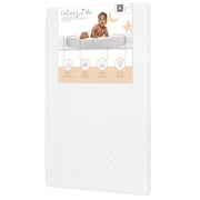 Dream On Me Sunset 3” Extra Firm Mini Crib Mattress | Greenguard Gold Certified | Waterproof Vinyl Cover | Fits Mini and Portable Cribs