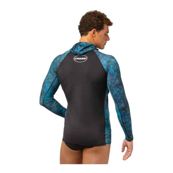 Playera para Caballero Cressi Cobia Hunter Manga Larga Talla L Azul