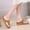Brown BW37, variant on Latrodar Shower Shoes Women Retro Comfortable Casual Women's Slide Sandals Summer Soft EVA Slides Wedge Sandals Shower Shoes Beach Slippers Outdoor Breathable Cushion Slide Sandals for Older Women