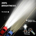 thumbnail image 4 of 9005 9006 LED Headlight Bulbs for Toyota Rav4 2006-2011 2012 high/low Beam 6000k white Pack of 4, 4 of 13