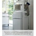 thumbnail image 4 of Yamazaki Home Storage Rack - Three Sizes, White, Steel, 67-Inch (Fridge), Supports 64.9 pounds, Adjustable, 4 of 7