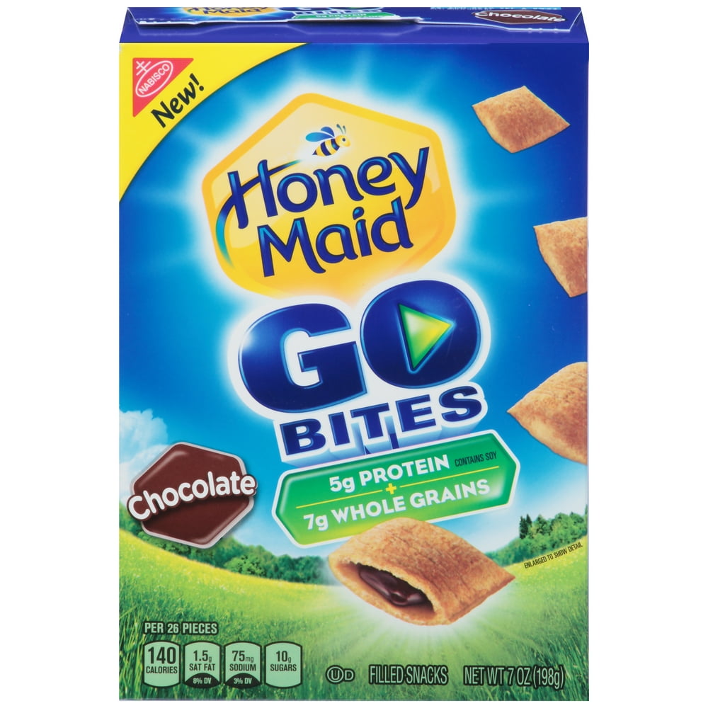 Nabisco Honey Maid Go Bites Filled Snacks, 7 Oz.