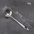 thumbnail image 4 of NutriGripster Stainless Steel Soup Spoon Cooking Spoon Long Handle Large Soup Spoon, 4 of 4
