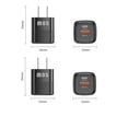 thumbnail image 5 of USB C Wall Charger Block 20W, Dual Port PD Power Delivery Fast Type C Charging Cube Plug Compatible with iPhone 11/12/13/14/15/Pro Max, XS/XR/X, iPad Pro, Samsung Galaxy S24/S23/S22/S21/S20 Ultra, 5 of 9