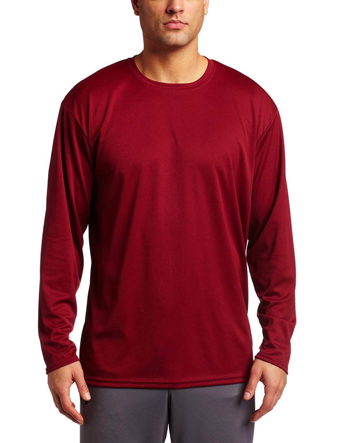 ASICS Men's Circuit 7 Warm-Up Long Sleeve Shirt (Cardinal, Medium ...