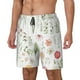 thumbnail image 1 of Balery Wildflower Watercolor 2 Bañador para hombre, shorts de playa de secado rápido con entrepierna y forro de compresión-X-Large, 1 of 6