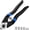 1 pc Black/Blue, variant on Wire Cutters Heavy Duty Cutting Up to 3/16", Metal Cable Cutters for Fence Thick Wire, Safety Lock, Spring Loaded, Non-slip Matte Handle, Chrome Vanadium Steel Jaw - Blue Black