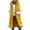 Yellow, variant on TKLPEHG Winter Jacket for Women Long Down Waistcoat Zip up Puffer Vests with Drawstring Hooded Winter Sleeveless Puffy Jackets Padded Coat (Gray,L)