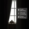 thumbnail image 3 of Cortinas Estelar Textiler Blackout Morado Gris 107x160 cm 2 uds, 3 of 9