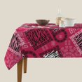 thumbnail image 3 of Wukai Geometry Waterproof Tablecloth for Kitchen Dining, Fits Square Tables for 2-4 Seats -54"x54", 3 of 7