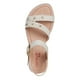 thumbnail image 2 of Huarache Para Niña CASTALIA 035-39 Blanco con Flores, 2 of 2
