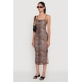 thumbnail image 3 of Womens Trendy Square Neck Leopard Print Cami Dress, 3 of 4