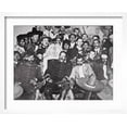 thumbnail image 2 of Art.com General Pancho Villa and Emiliano Zapata with Comrades in the National Palace, Mexico City Photographic Print, White Frame Wall Art, 21" x 17", 2 of 5