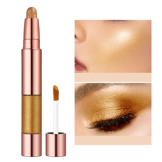 Makeup Multi Function High Light Stick Eye Shadow Stick 2 In 1 Long Acting Facial Make Up Liquid Female Eye Shadow Pen, Makeup Eye Shadow