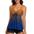 thumbnail image 1 of Women Swimsuits For Women Two Piece Bathing Suits Floral Print Tank Top With Boyshorts Tummy Control Swimming Suits, 1 of 6