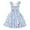 611Blue1319, variant on Rggeeun Toddler Baby Girls Sweet Floral Print Dress With Smocked Bodice Summer Princess Party Dress Fashionable Casual O-Neck Sundress
