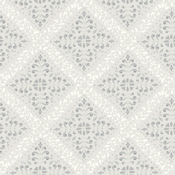 Vision Nyborg Taupe Ornamental Geometric Wallpaper - Walmart.com