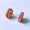 thumbnail image 2 of Dailihome Hamster Chew Toys Natural Pine Wood Small Animal Exercise Toy with Bell Roller for Guinea Pigs Rats Chinchillas Bunny, 2 of 6