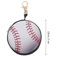 thumbnail image 3 of Miangastore 2pcs Tinplate Ball Pattern Coin Purse Keys Case Earphone Storage Box Mini Wallet, 3 of 9