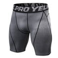 thumbnail image 3 of Paquete de 3 pantalones cortos para hombre Ropa interior de entrenamiento activo YEL  Pantalones cortos, 3 of 7
