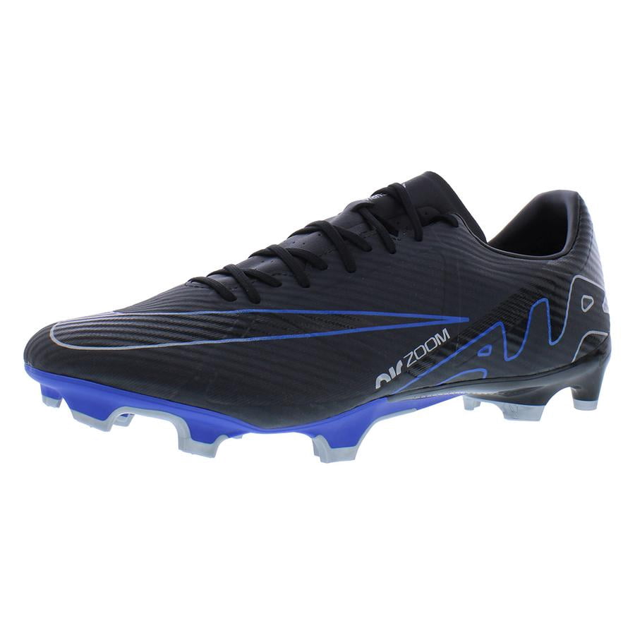 NIKE Men's Football Shoe, Black Chrome Hyper Royal, 8.5