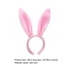 thumbnail image 3 of Pascua Lindas Orejas Conejo Diademas Cosplay Sombreros Fiesta para Mujeres Niñas () Rosa, 3 of 3