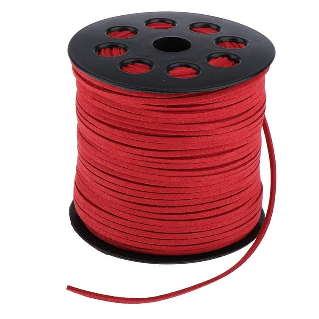 Cordón de gamuza para hacer joyas 90 METROS FAUX SUEDE CORD, COLLAR DE BRICOLAJE, , ACCESORIOS DE ACOPLAMIENTO DE ACOPLAMIENTO Magideal Cordón de gamuza para hacer joyas