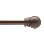 Mainstays 4884 in. Adjustable Cafe Curtain Rod Set, 7/16 in. Diameter